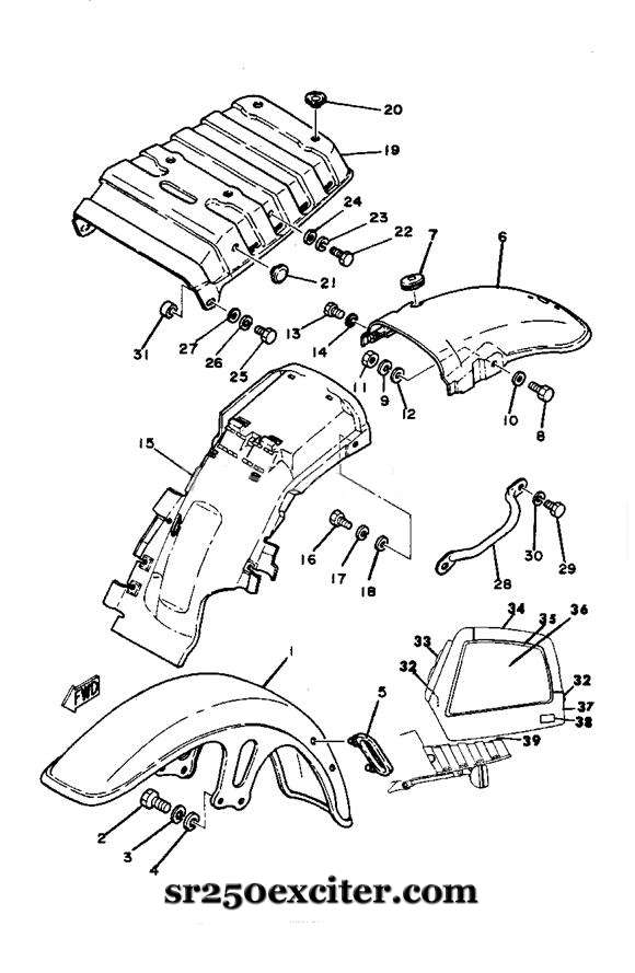 Front & Rear Fenders / Travel Trunk