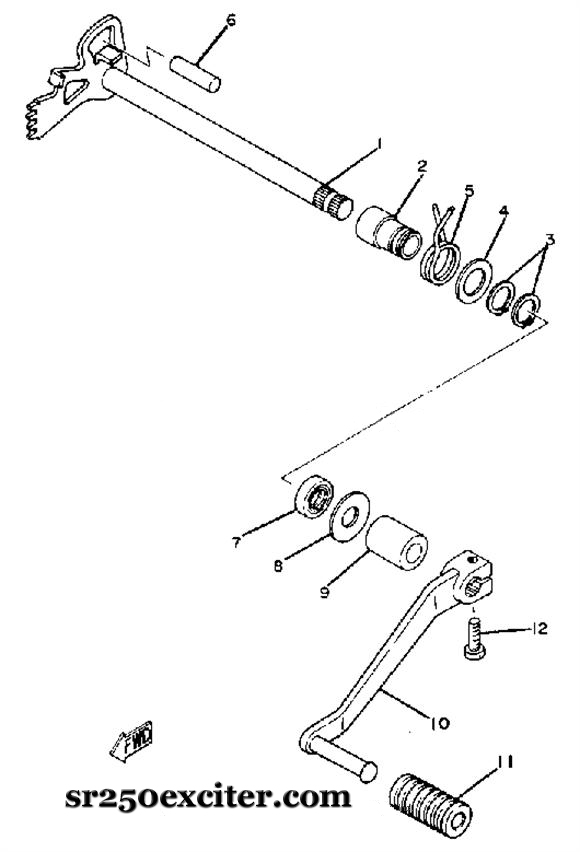 Shifter Shaft & Pedal